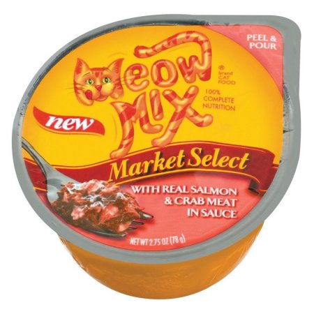 Meow Mix Tender Favorites Salmon & Crab; 2.75 Ounce; 12 Per Case - High Mart Wholesale
