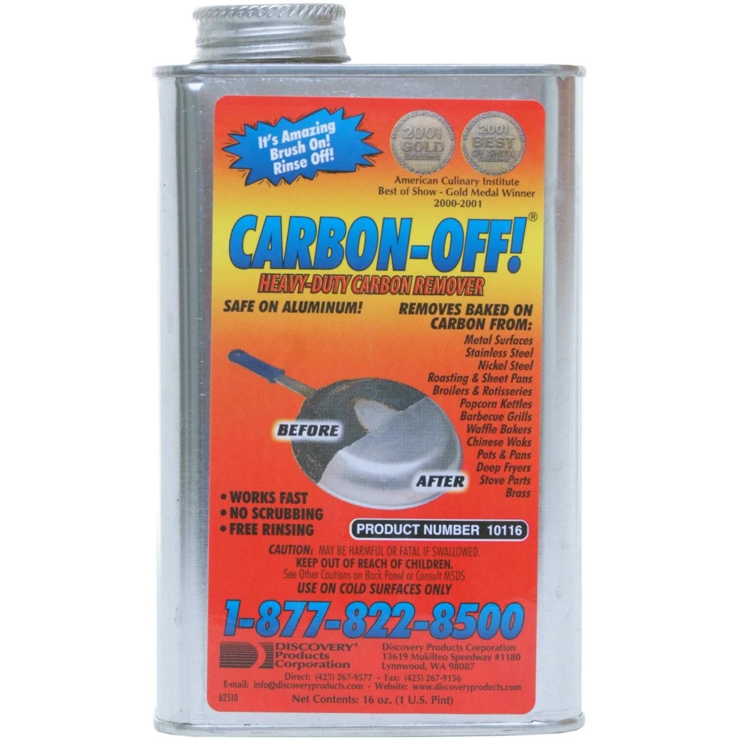 Carbon-Off Heavy Duty Carbon Remover For Pots And Pans; 1 Pint; 12 Per Case - High Mart Wholesale