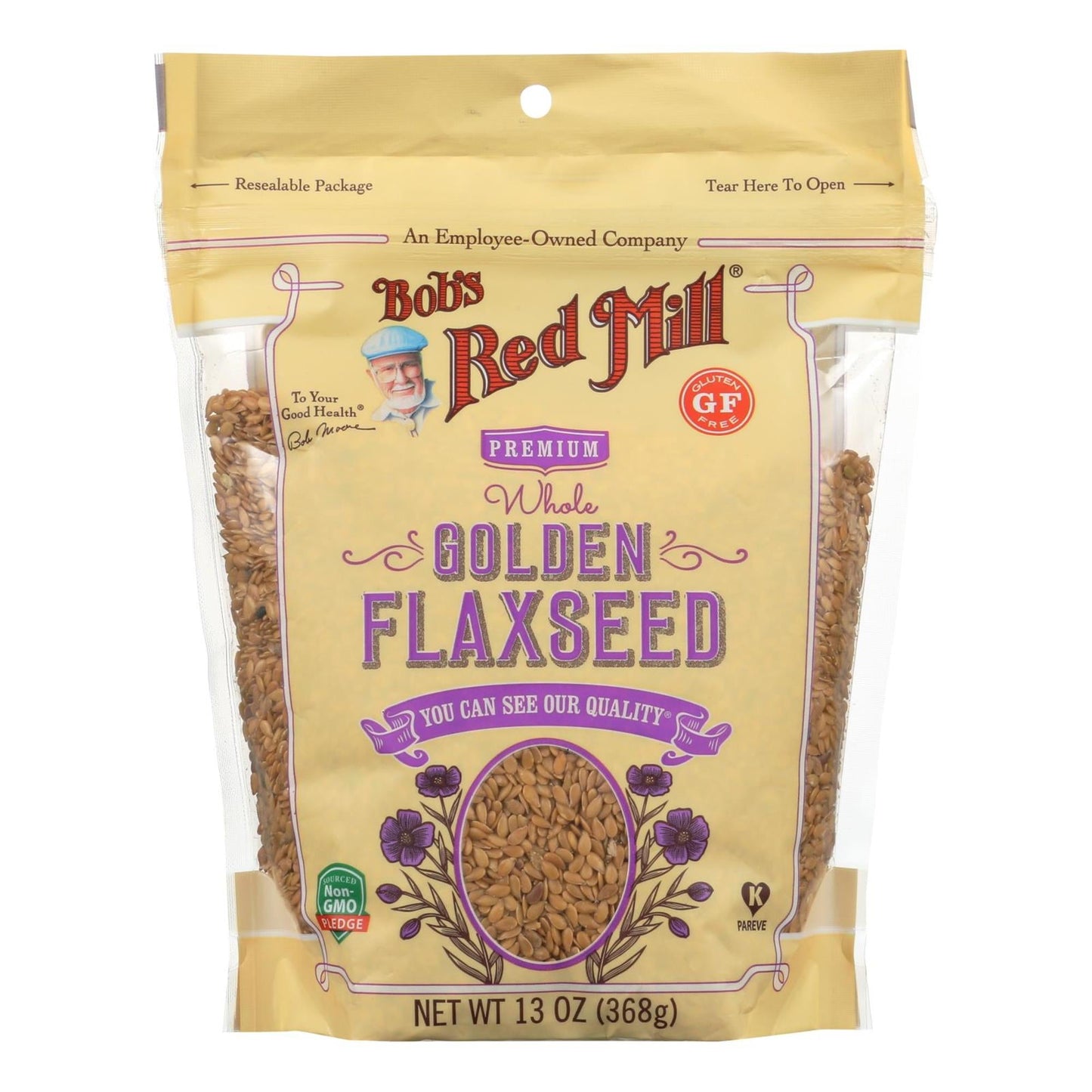Bob's Red Mill Natural Foods Inc Golden Flax Seed; 13 Ounces; 4 Per Case