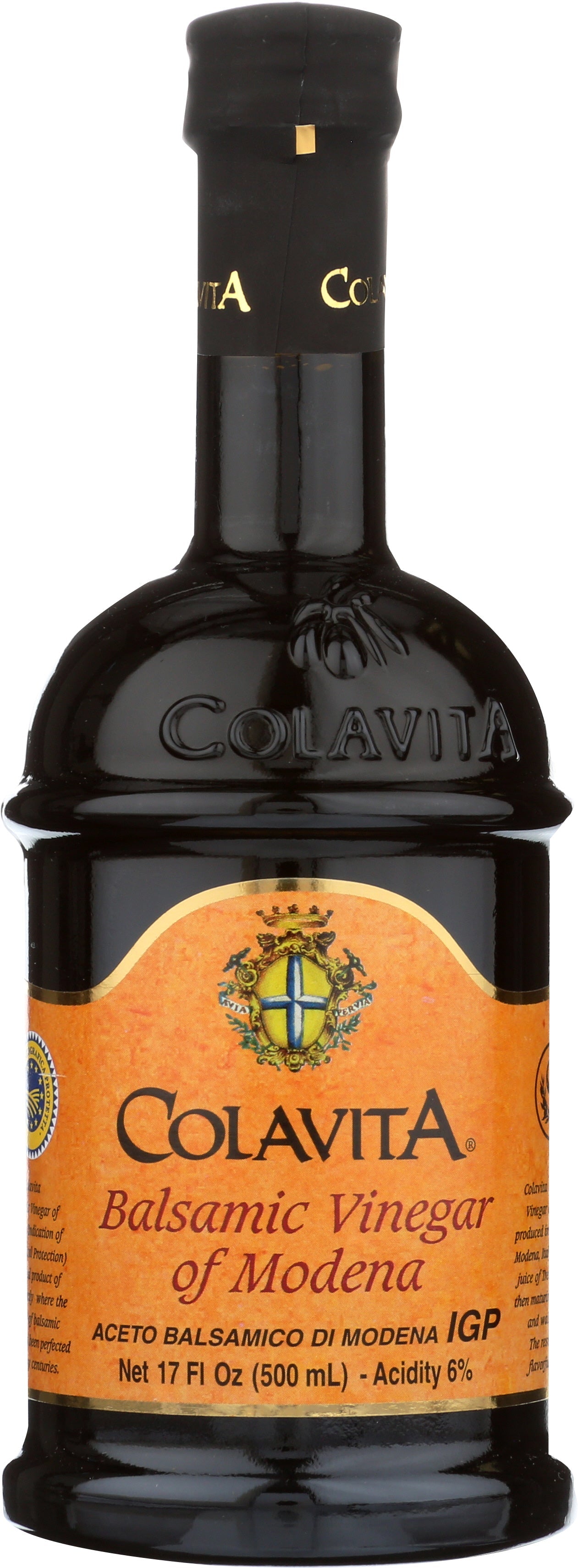 Colavita Balsamic Vinegar Bottle; 17 Fluid Ounce; 6 Per Case