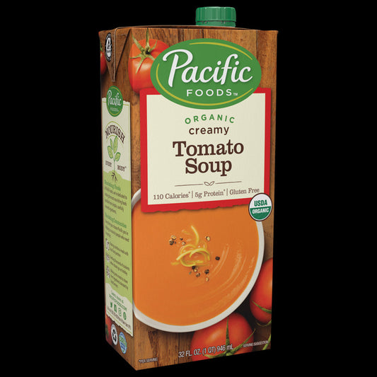Pacific Foods Organic Creamy Tomato Soup; 32 Fluid Ounces; 12 Per Case - High Mart Wholesale