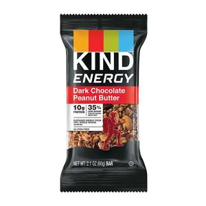 Kind Snacks Energy Dark Chocolate Peanut Butter; 2.1 Ounce; 12 Per Box; 6 Per Case - High Mart Wholesale