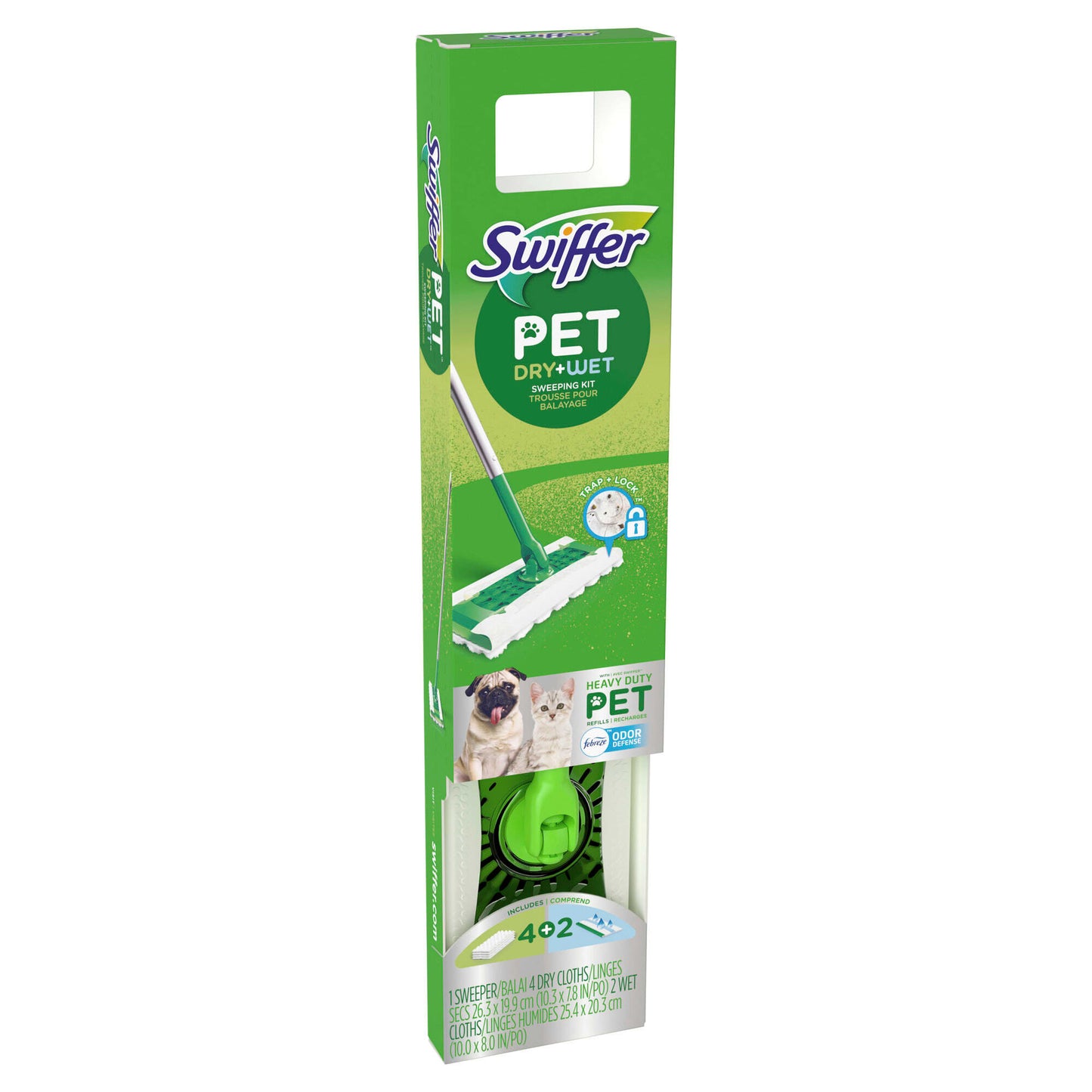 Swiffer Starter Kit Floor Pet Fresh; 1 Count; 3 Per Case