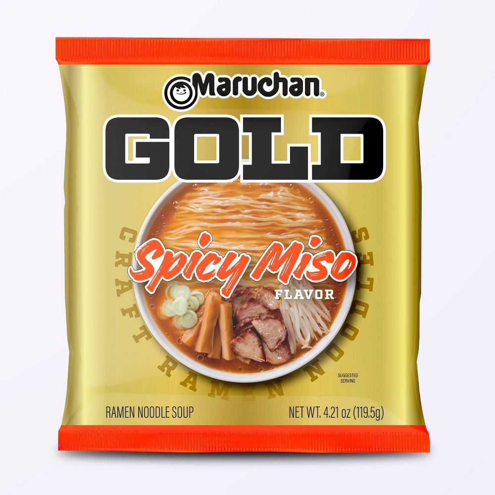 Maruchan Ramen Noodles Spicy Miso; 4.21 Ounces; 5 Per Case - High Mart Wholesale