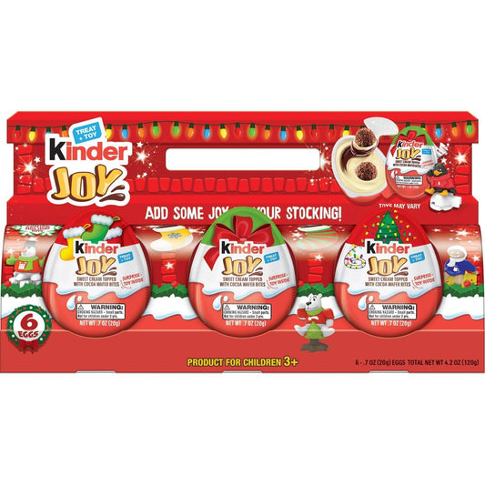 Kinder Merendero/Joy Kinder Joy 6 Piece Holiday Multipack; 4.2 Ounces; 10 Per Case