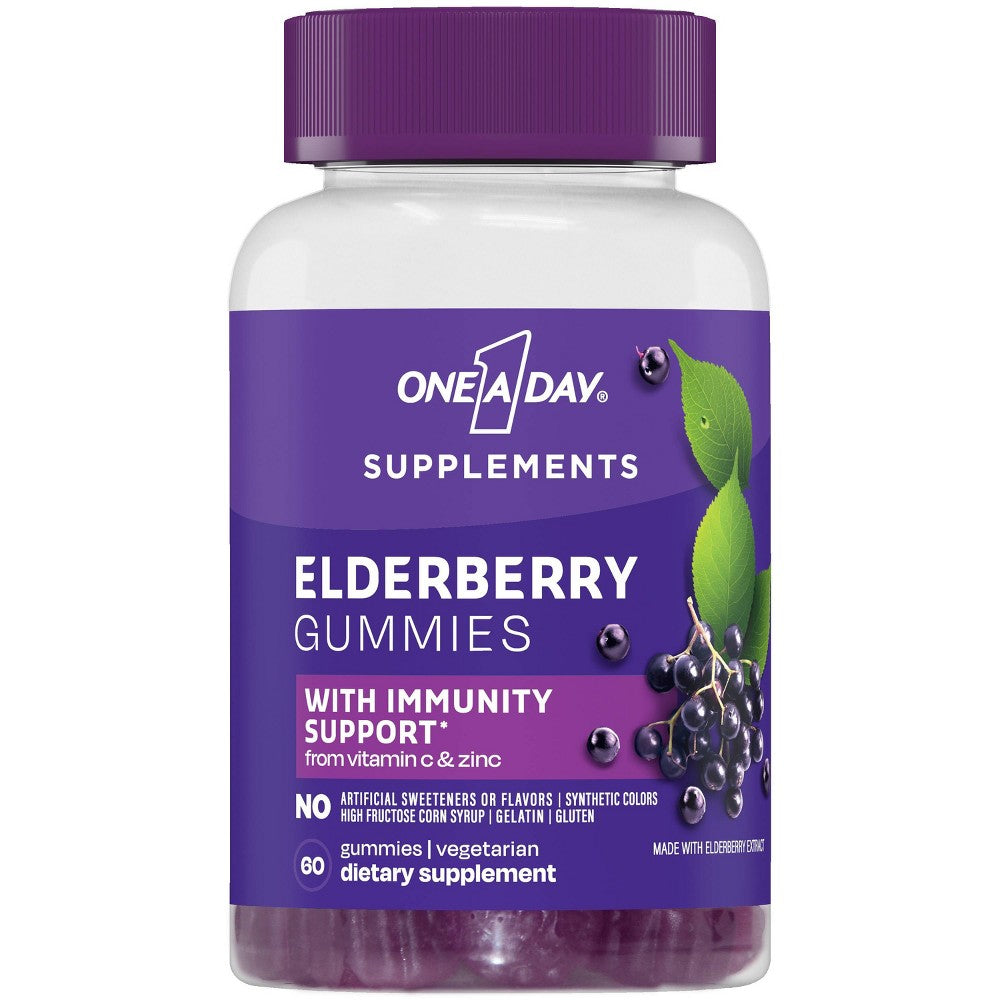 One-A-Day Oad Elderberry Immunity Gummy; 60 Piece; 3 Per Box; 8 Per Case