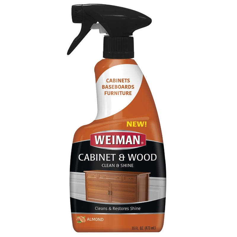 Weiman Products Cabinet & Wood Clean & Shine; 16 Fluid Ounces; 6 Per Case - High Mart Wholesale