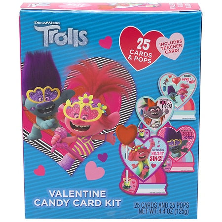 Frankford Candy Trolls Card Kit; 4.4 Ounces; 6 Per Case - High Mart Wholesale