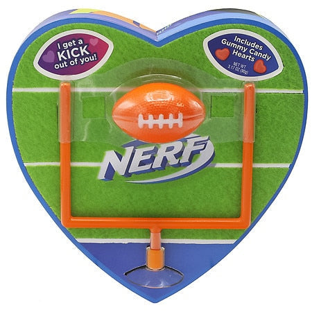 Frankford Candy Finger Football Heart Box; 3.17 Ounces; 4 Per Case - High Mart Wholesale