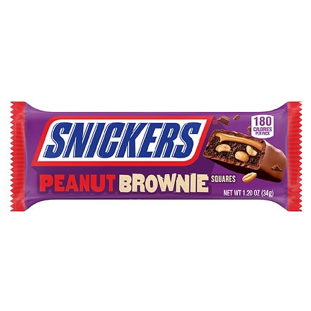 Snickers Peanut Brownie Single; 1.2 Ounce; 24 Per Box; 12 Per Case