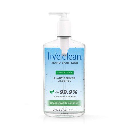 Live Clean Hand Sanitizer; 16 Fluid Ounces; 6 Per Case - High Mart Wholesale