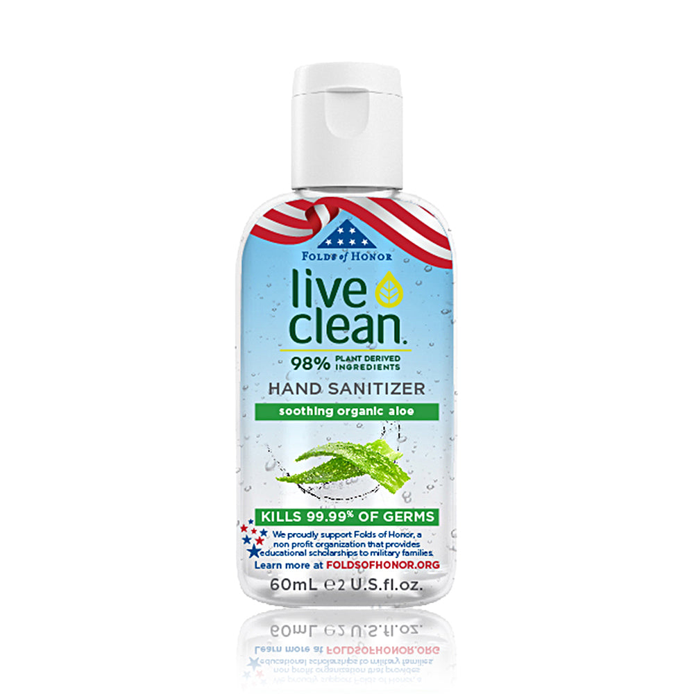 Live Clean Hand Sanitizer Shelf Ready; 2 Fluid Ounces; 12 Per Case - High Mart Wholesale