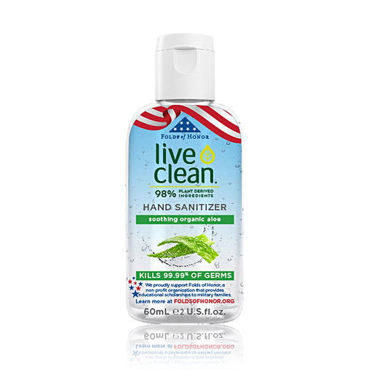 Live Clean Hand Sanitizer Shelf Ready; 2 Fluid Ounces; 12 Per Case - High Mart Wholesale