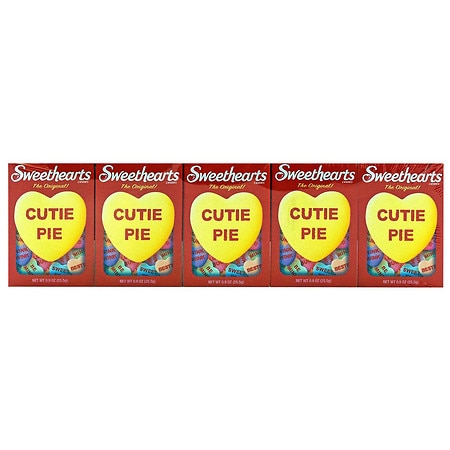 Sweethearts Original Candy Hearts With Conversation; 4.5 Ounces; 28 Per Case