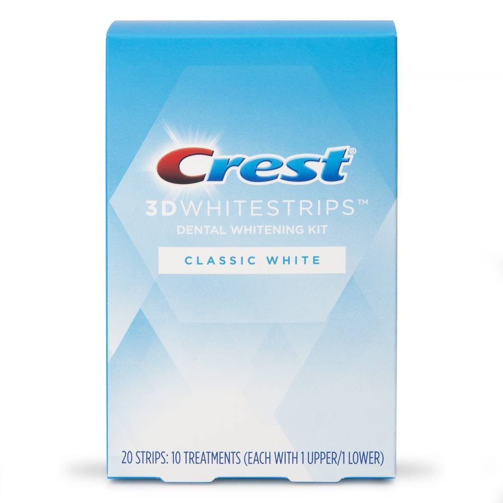 Crest 3D Whitening Systems; 10 Count; 4 Per Box; 2 Per Case