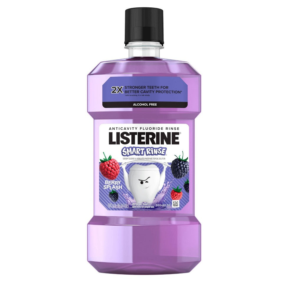 Listerine Smart Rinse Berry Splash; 16.9 Fluid Ounce; 6 Per Case