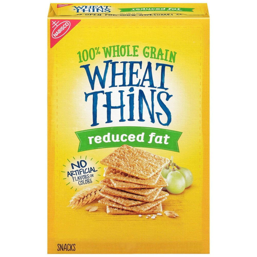 Wheat Thins Reduced Fat; 8 Ounce; 6 Per Case - High Mart Wholesale