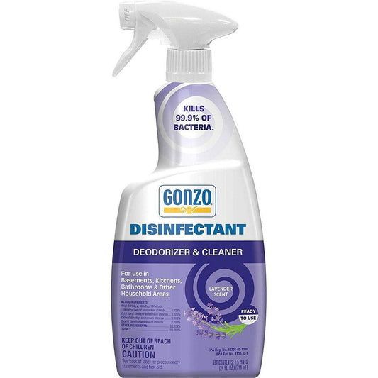 Gonzo Natural Magic Lavender Disinfectant; 24 Fluid Ounces; 6 Per Case