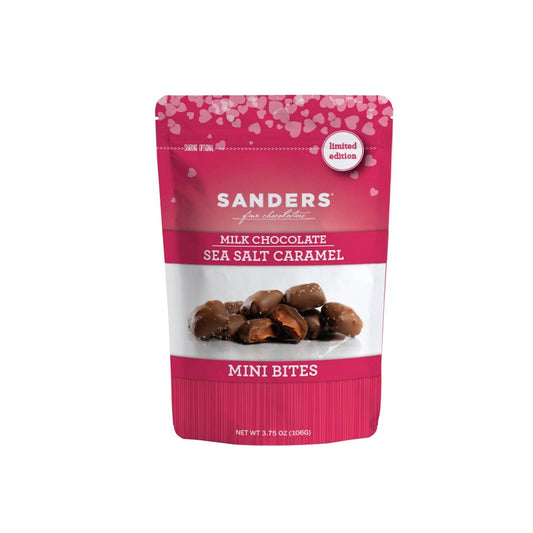 Sanders Milk Chocolate Sea Salt Caramel Bites; 3.75 Ounces; 12 Per Case