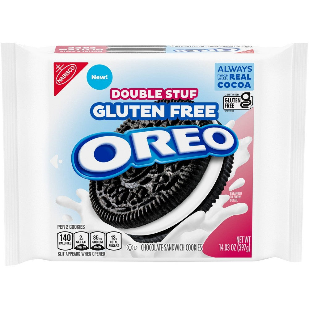 Oreo Gluten Free Double Stuf Cookie; 14.03 Ounce; 12 Per Case - High Mart Wholesale