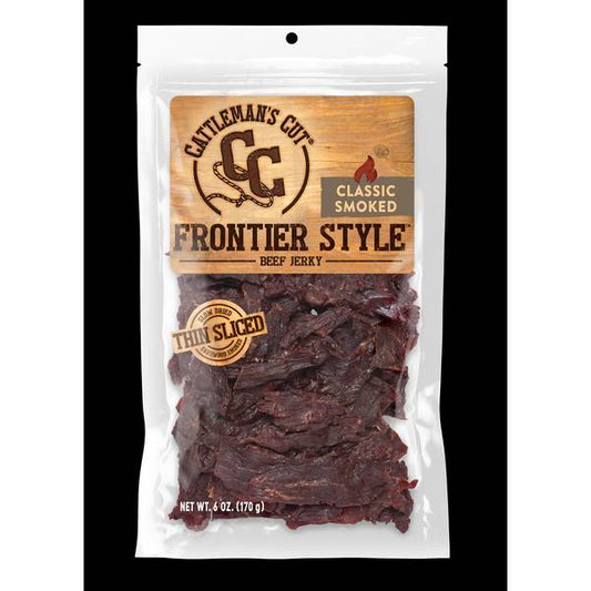 Cattlemen's Frontier Style Classic Smoked Jerky; 6 Ounces; 6 Per Case - High Mart Wholesale