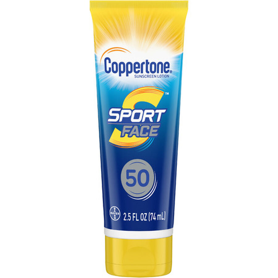 Coppertone Sport Mineral Face Lotion Spf 50; 2.5 Fluid Ounces; 3 Per Box; 4 Per Case - High Mart Wholesale