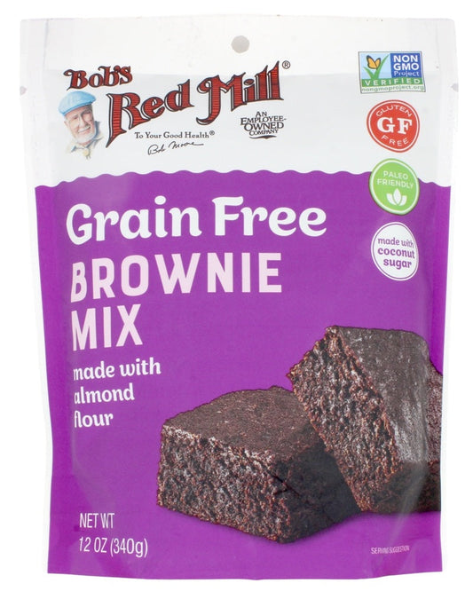 Bob's Red Mill Natural Foods Inc Grain Free Brownie Mix; 12 Ounces; 5 Per Case