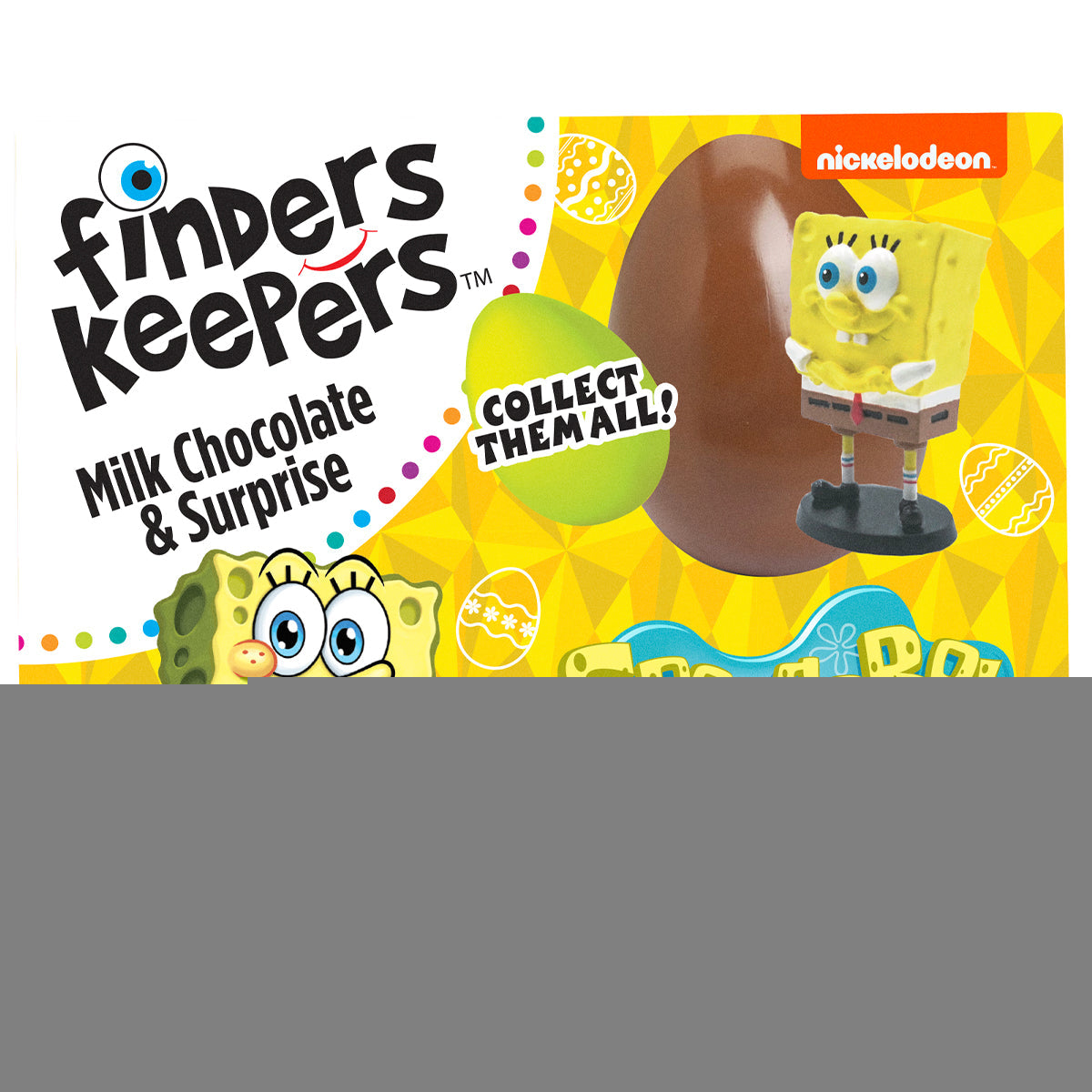 Finders Keepers Spongebob Squarepants Milk Chocolate Candy; 0.7 Ounces; 6 Per Box; 6 Per Case - High Mart Wholesale