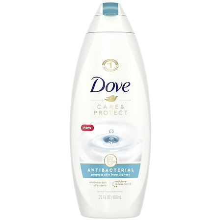 Dove Care Plus Protect Body Wash; 22 Fluid Ounce; 4 Per Case