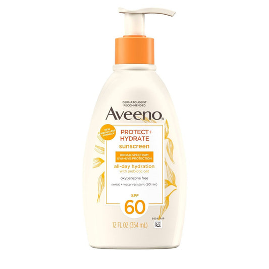 Aveeno Sunscreen Spf60 Body Pump; 12 Fluid Ounces; 3 Per Box; 4 Per Case - High Mart Wholesale