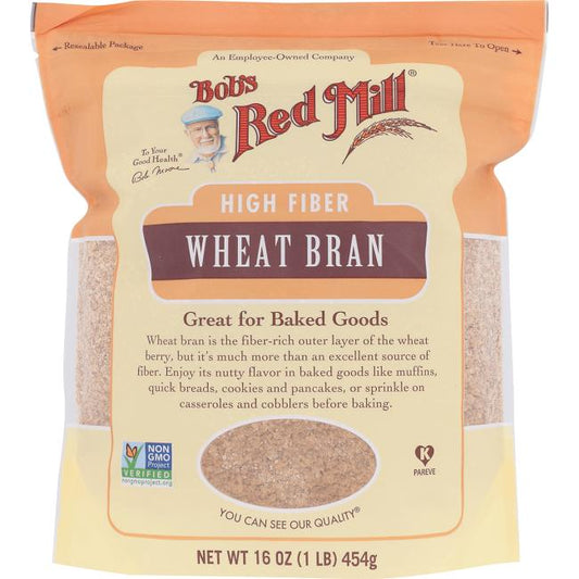 Bob's Red Mill Natural Foods Inc Wheat Bran 16 Ounce; 16 Ounces; 4 Per Case