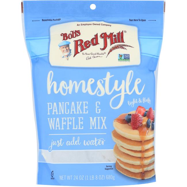 Bob's Red Mill Natural Foods Inc Homestyle Pancake Mix; 24 Ounces; 4 Per Case