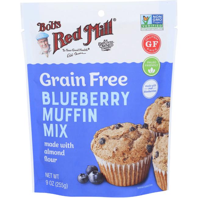 Bob's Red Mill Natural Foods Inc Grain Free Blueberry Muffin Mix; 9 Ounces; 5 Per Case