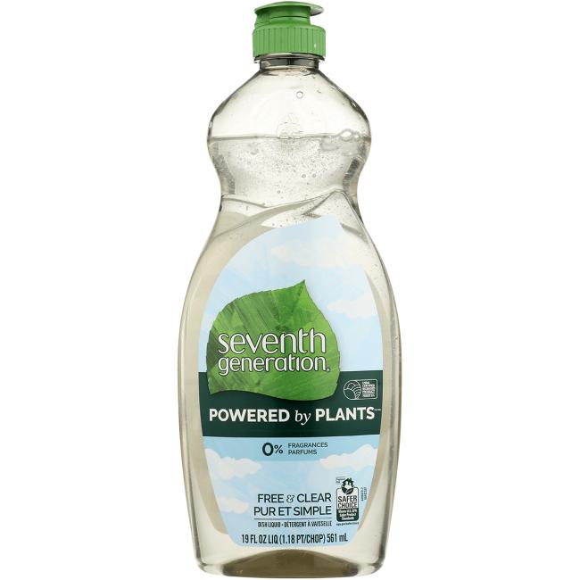 Seventh Generation Dish Soap Free And Clear; 19 Fluid Ounces; 6 Per Case - High Mart Wholesale