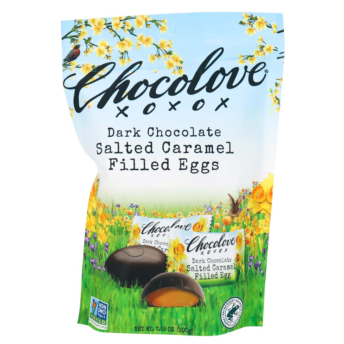 Chocolove Dark Chocolate Salted Caramel Filled Eggs; 7.05 Ounces; 8 Per Case - High Mart Wholesale