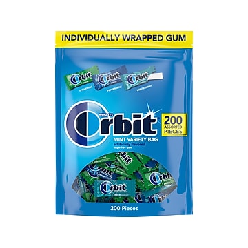 Orbit Mixed Sachets Stand Up Pouch; 200 Piece; 6 Per Case