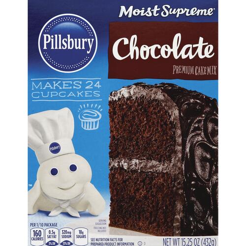 Pillsbury Yellow Cake Mix; 15.25 Ounces; 12 Per Case