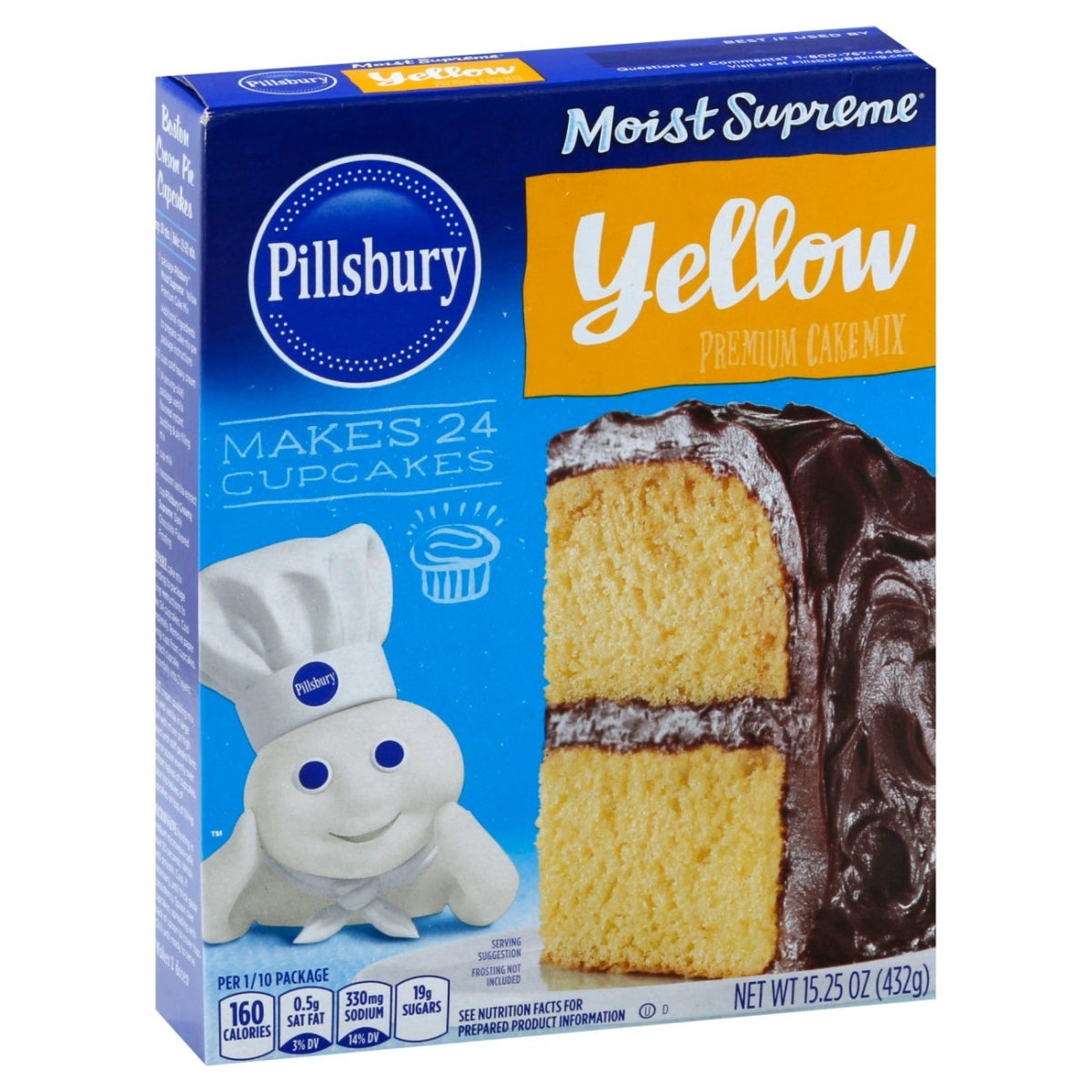 Pillsbury Cake Funfetti; 15.25 Ounces; 12 Per Case