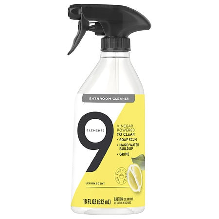 9 Elements Bath Cleaning Product Lemon; 18 Fluid Ounces; 6 Per Case