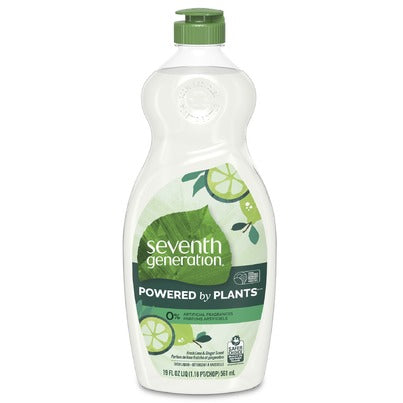 Seventh Generation Dish Soap Lime And Ginger; 19 Fluid Ounces; 6 Per Case - High Mart Wholesale