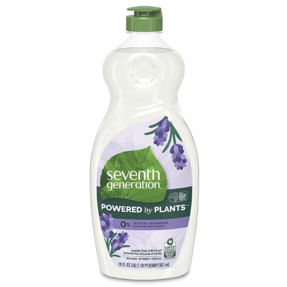 Seventh Generation Dish Soap Lavender And Mint; 19 Fluid Ounces; 6 Per Case - High Mart Wholesale