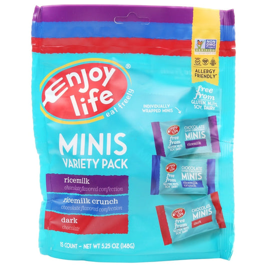Enjoy Life Mini Chocolate Variety Pack; 5.25 Ounces; 6 Per Case - High Mart Wholesale