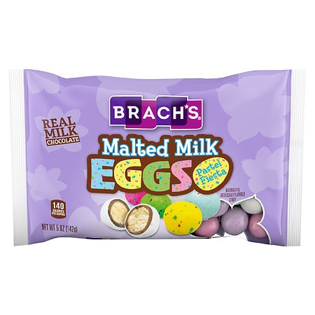 Brachs Pastel Malted Milk Eggs; 5 Ounces; 24 Per Case - High Mart Wholesale