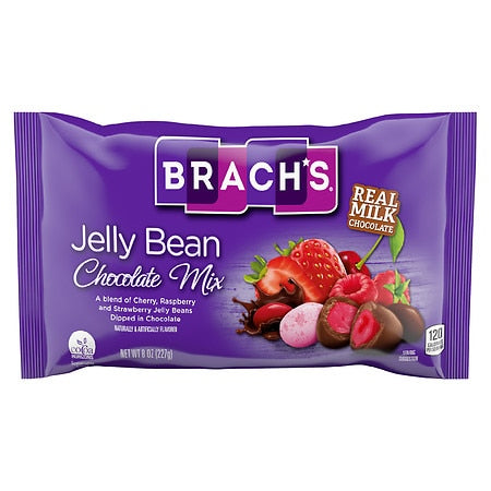 Brachs Brach Jelly Bean Chocolate Mix; 8 Ounces; 12 Per Case - High Mart Wholesale