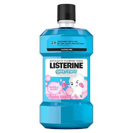 Listerine Smart Rinse Bubble Blast; 500 Milileter; 6 Per Case