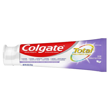 Colgate Total Toothpaste Gum Protection; 4.8 Ounces; 6 Per Box; 4 Per Case