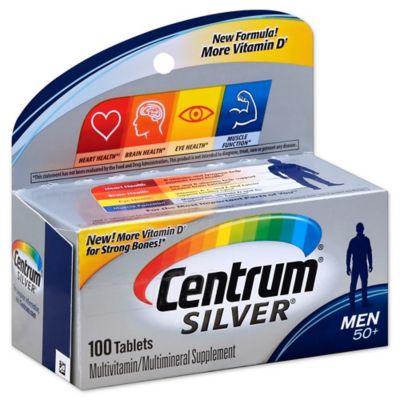 Centrum Silver Silver Mens Flex 50+ Multivitamin; 100 Each; 3 Per Box; 4 Per Case