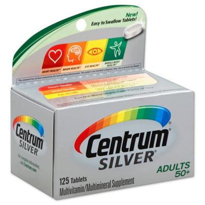 Centrum Silver Centrum Silver Adult 50+ Tabs; 125 Each; 4 Per Box; 3 Per Case