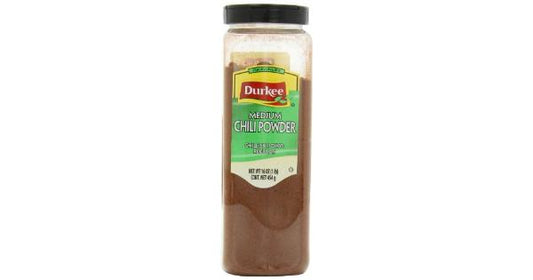 Durkee Chili Powder Medium; 16 Ounce; 6 Per Case - High Mart Wholesale