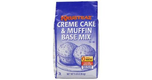 Krusteaz Cream Cake & Muffin Base; 5 Pound; 6 Per Case - High Mart Wholesale